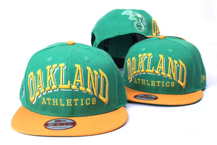 MLB Oakland Athletics NE Snapback Hat #21